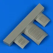Su-34 Fullback tail cooling grilles for Kitty Hawk, 1/48 - Quickboo...