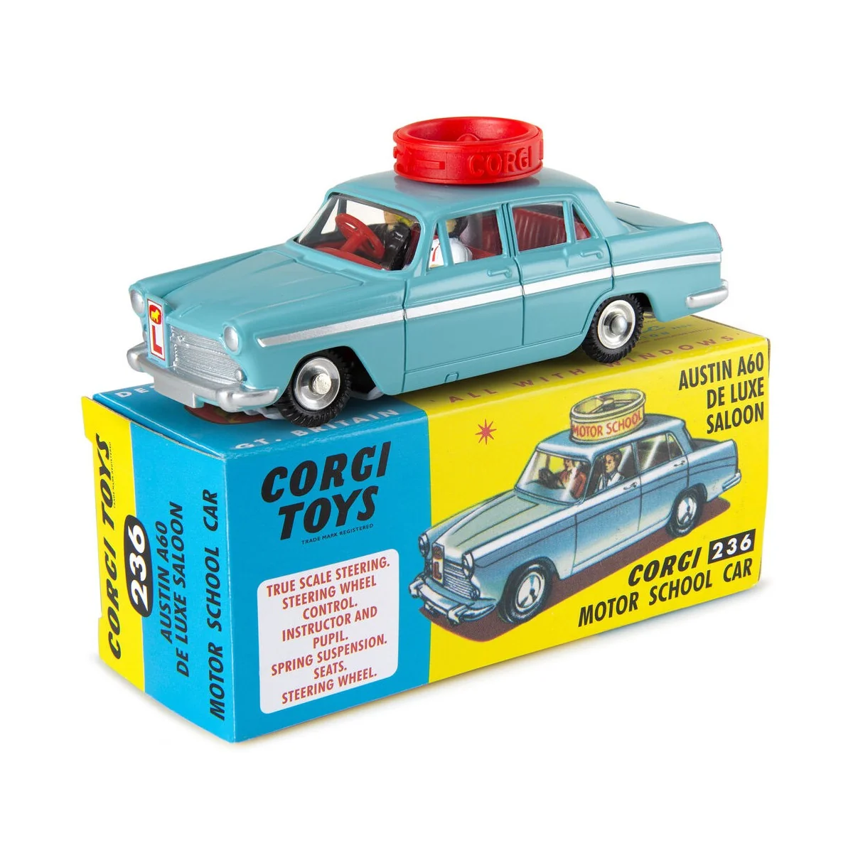 236 Austin A60 Deluxe Saloon Motor School Car - Corgi CD54321039