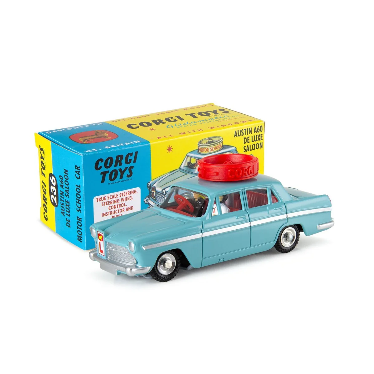 236 Austin A60 Deluxe Saloon Motor School Car - Corgi CD54321039