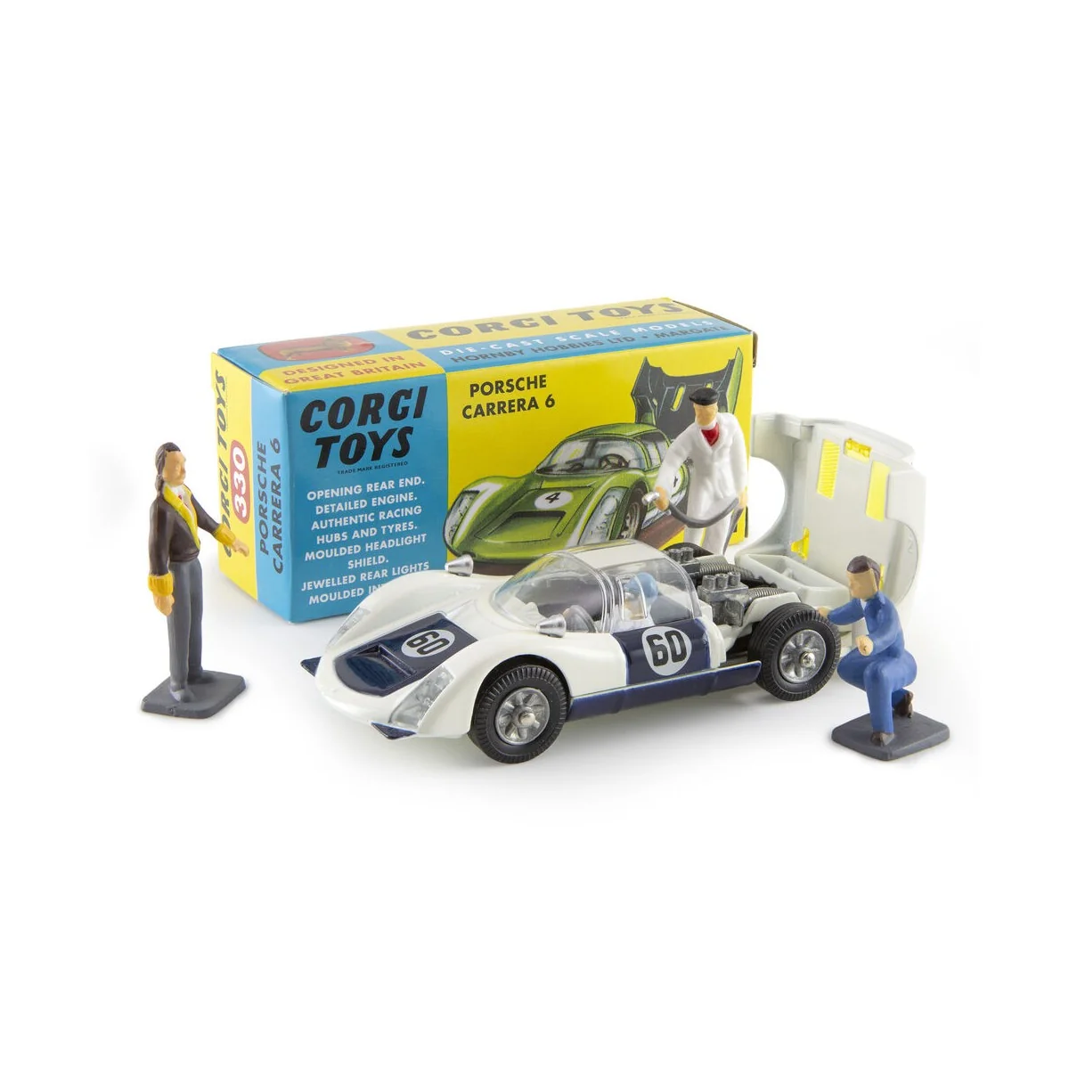 Retro Porsche Carrera 6 No 330 - Corgi CD54321005