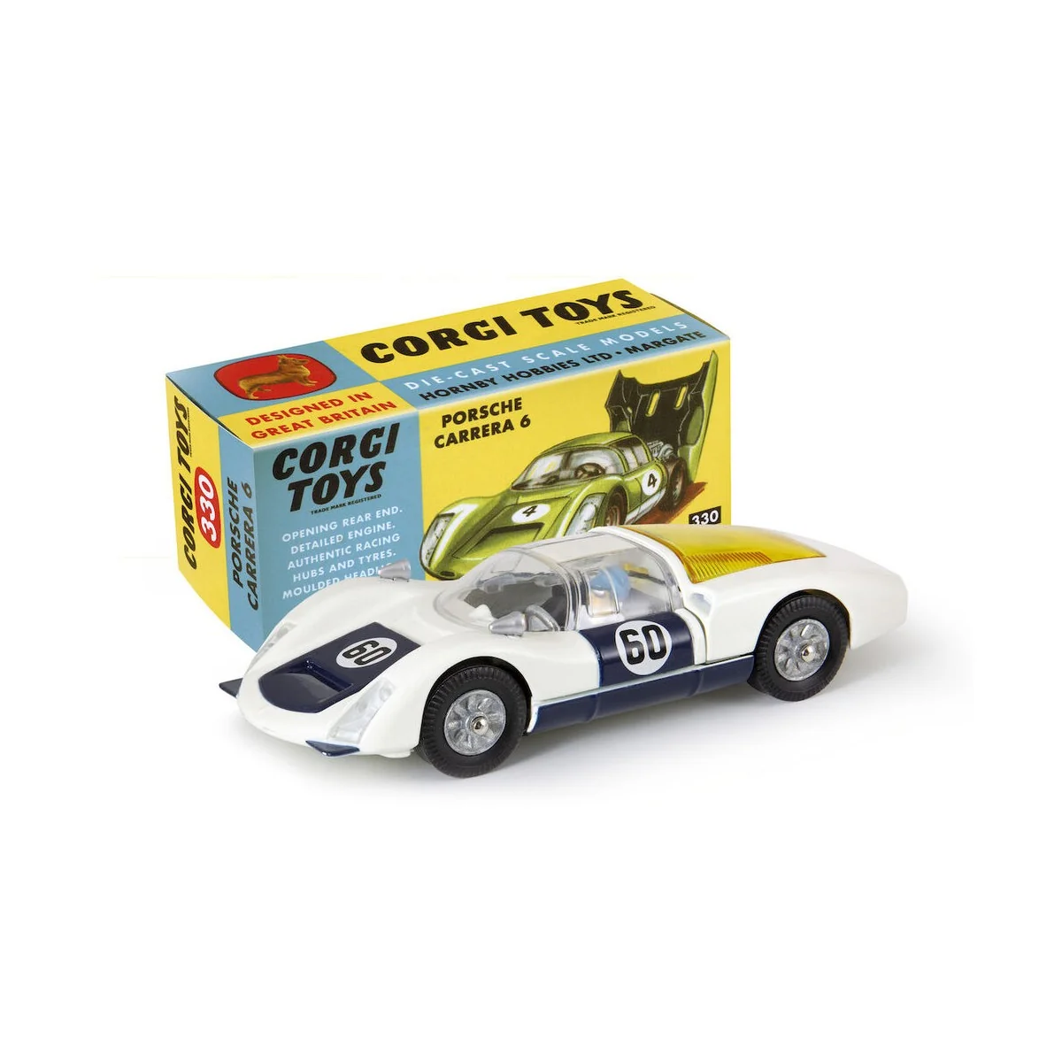 Retro Porsche Carrera 6 No 330 - Corgi CD54321005