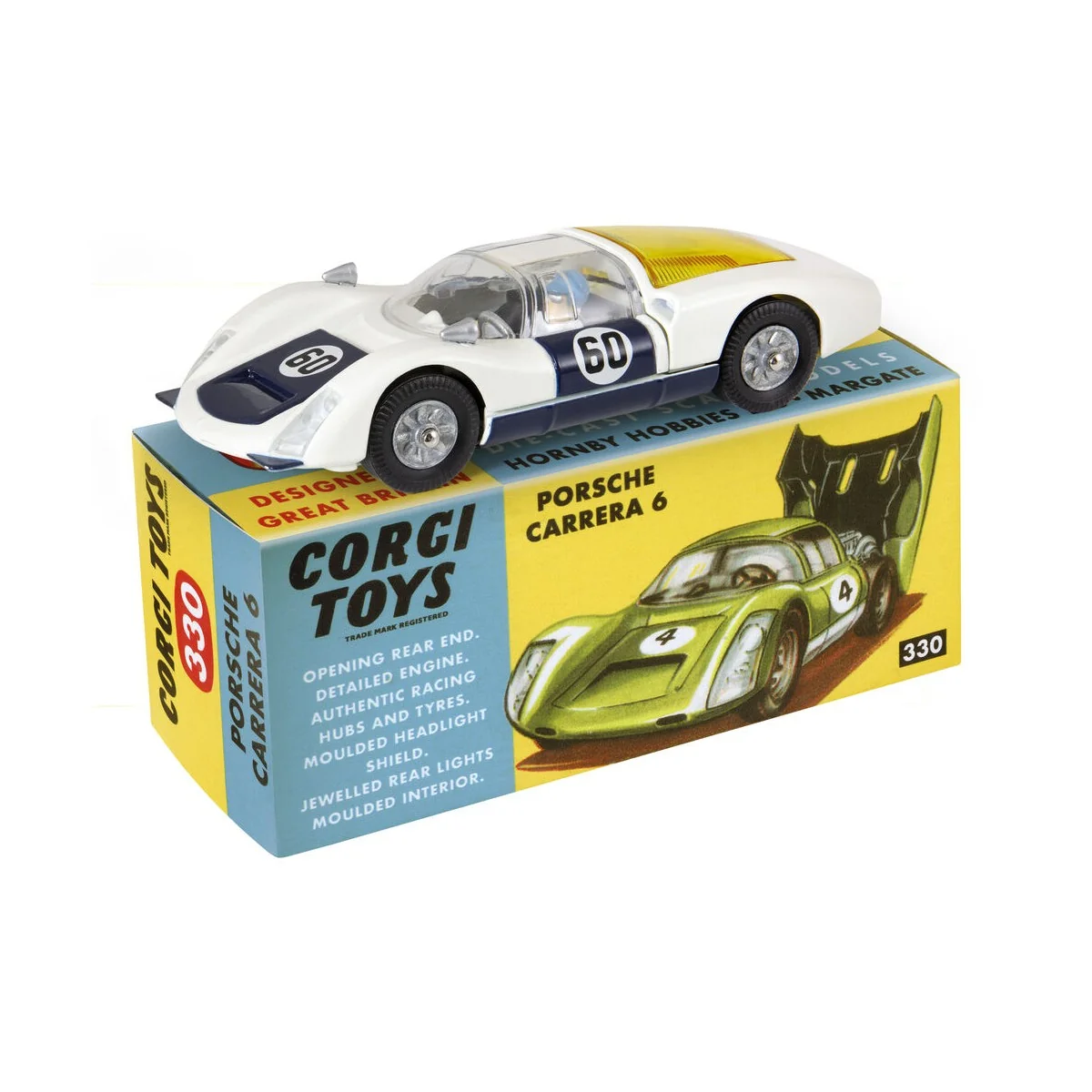 Retro Porsche Carrera 6 No 330 - Corgi CD54321005