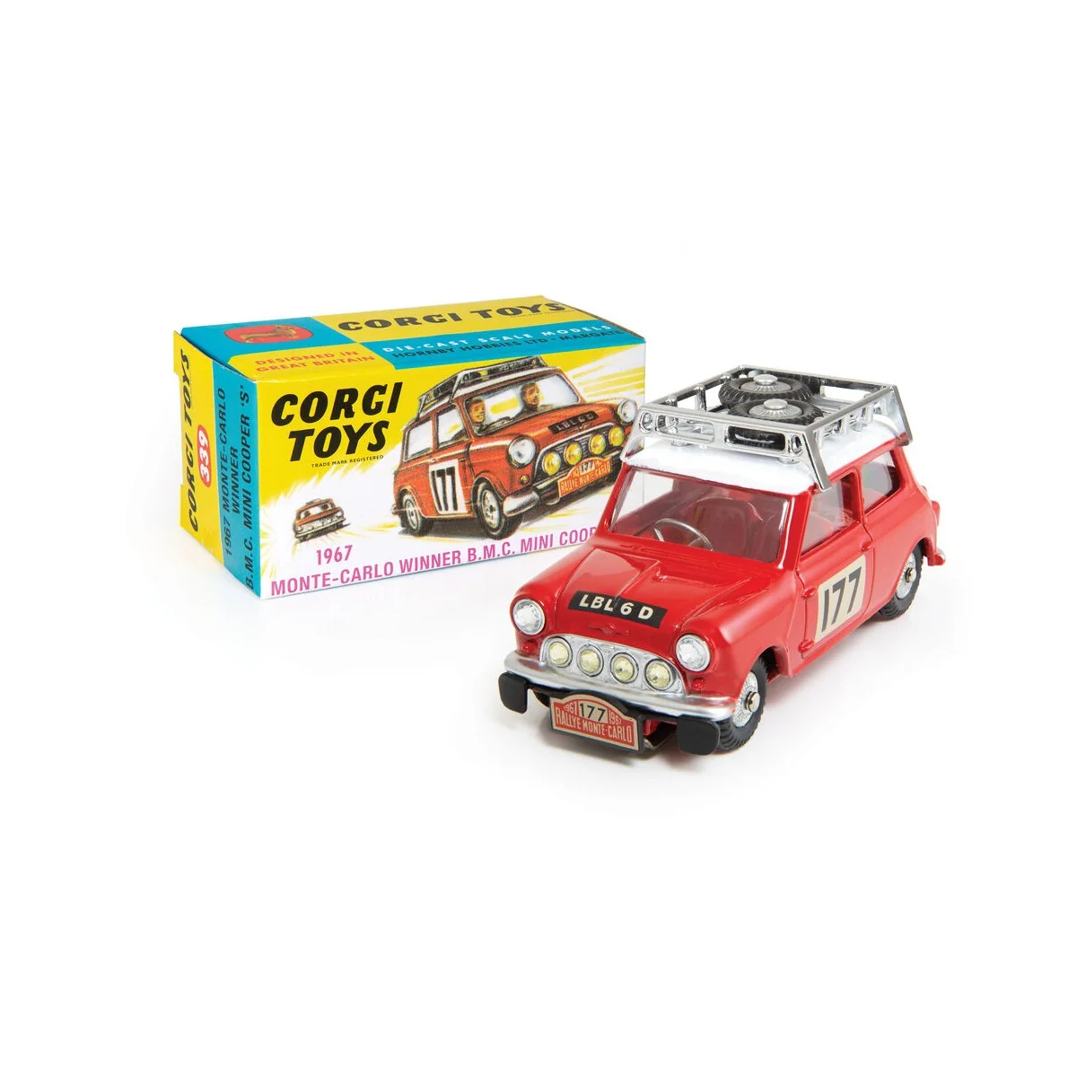 Retro Mini Cooper S No 339 - Corgi CD54321002 Retro Mini Cooper S No 339 - Corgi CD54321002