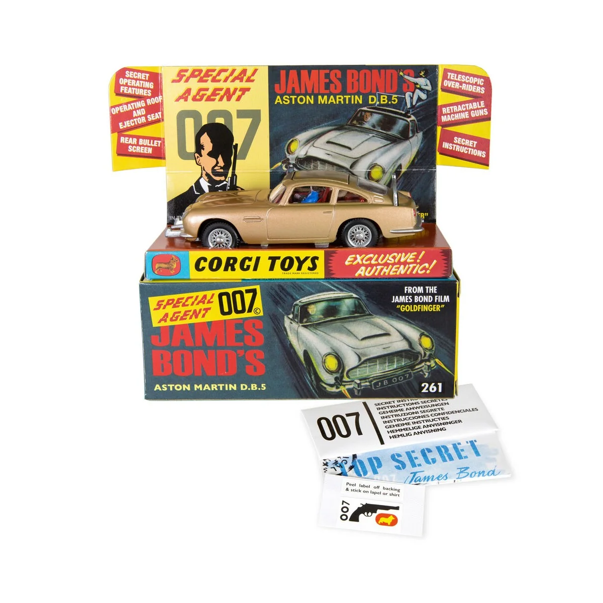 James Bond Aston Martin DB5 261 - Corgi CD54321015 James Bond Aston Martin DB5 261 - Corgi CD54321015