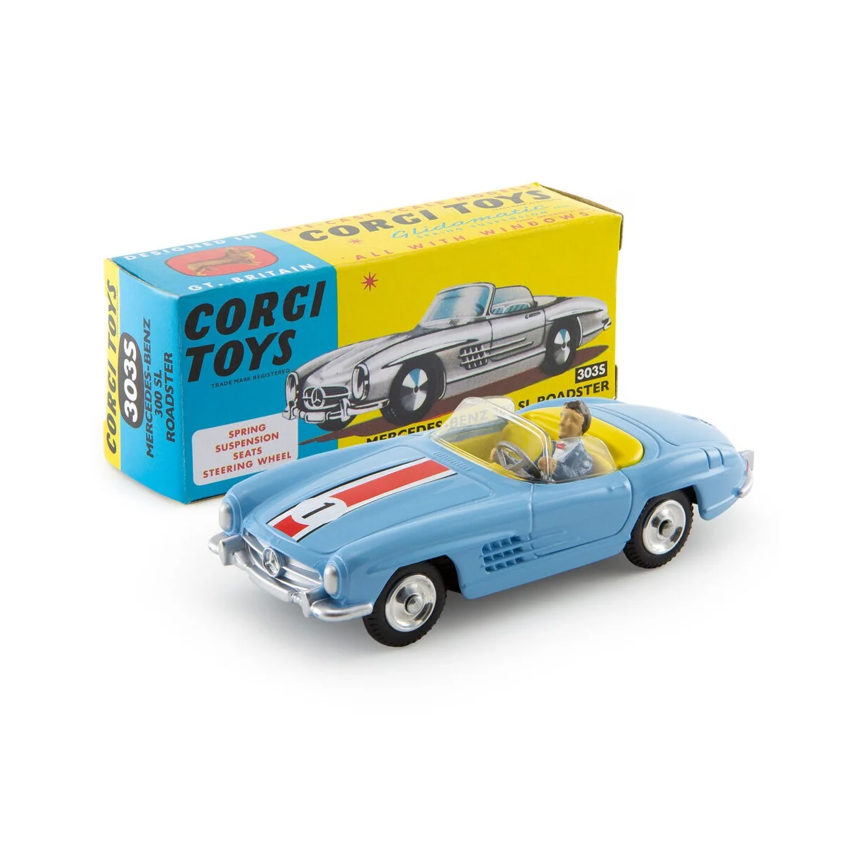 Mercedes-Benz 300SL Open Roadster 303 - Corgi CD54321013 Mercedes-Benz 300SL Open Roadster 303 - Corgi CD54321013