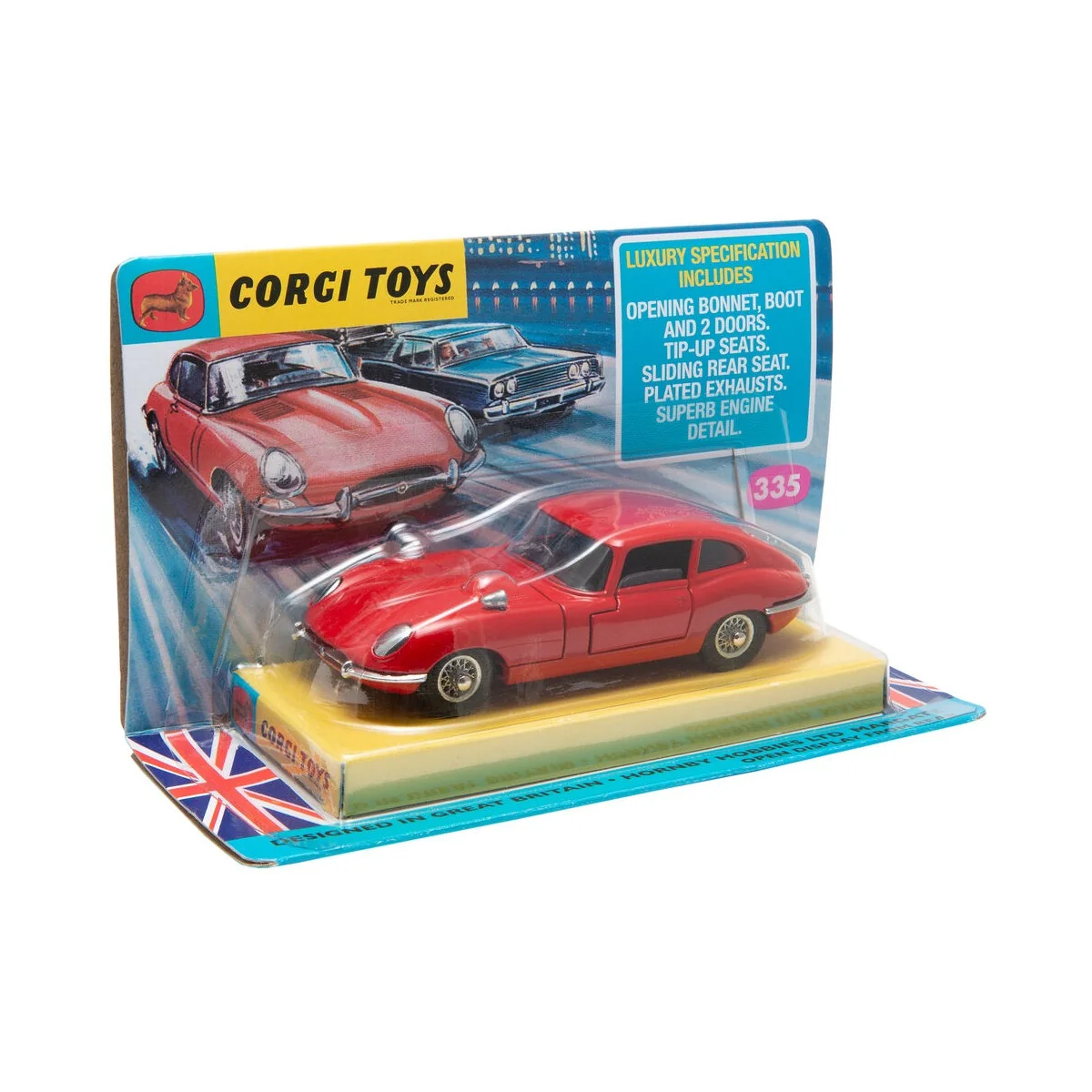Jaguar 4.3 litre E Type - Corgi CD54321012 Jaguar 4.3 litre E Type - Corgi CD54321012