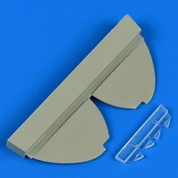 Bf 109F/G position lights for Eduard, 1/48 - Quickboost QB48 878