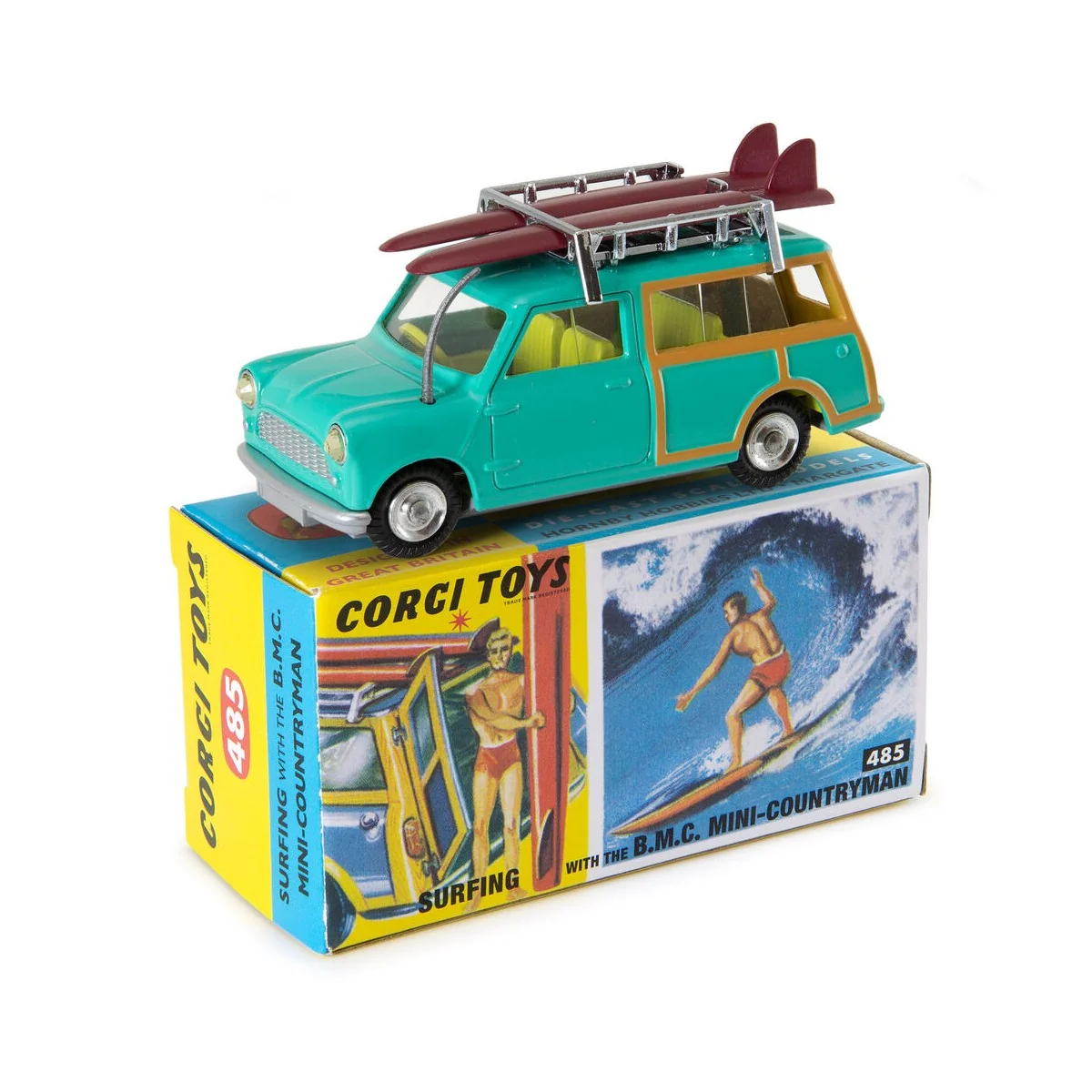 Mini Countryman Roof Rack Surfing 485 - Corgi CD54321014