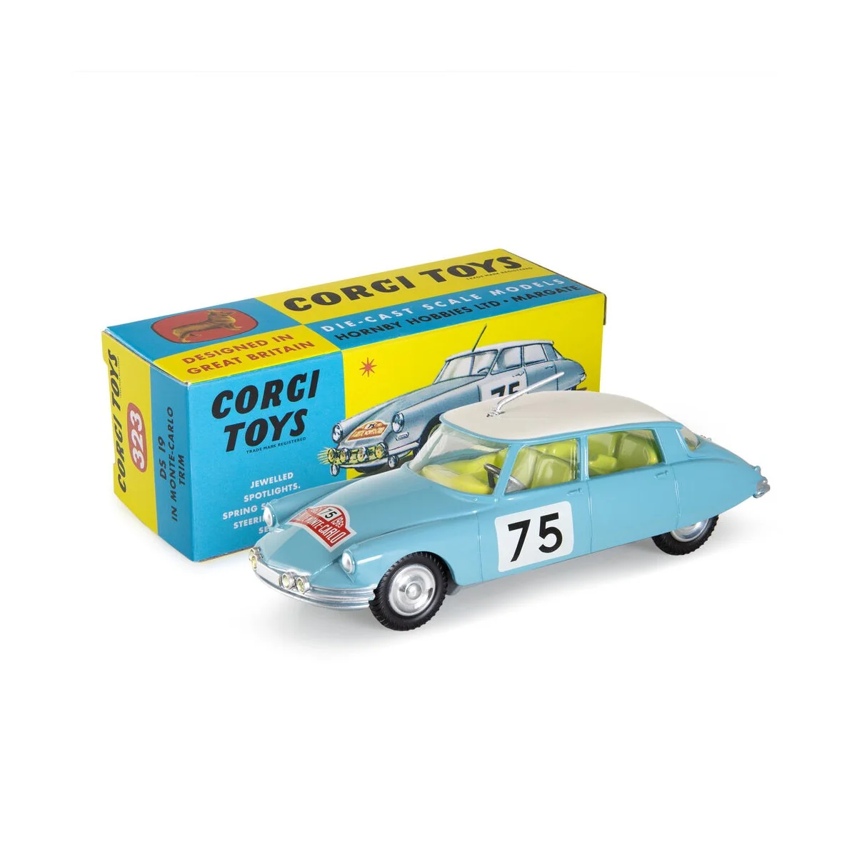 323 Citroen D.S in Monte-Carlo Trim - Corgi CD54321021 323 Citroen D.S in Monte-Carlo Trim - Corgi CD54321021