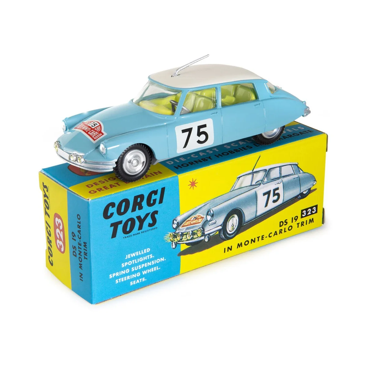 323 Citroen D.S in Monte-Carlo Trim - Corgi CD54321021 323 Citroen D.S in Monte-Carlo Trim - Corgi CD54321021