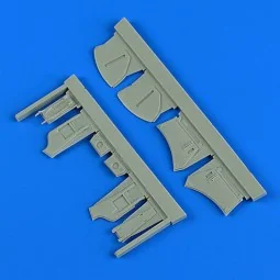 Hawker Hunter undercarriage covers for Airfix - Quickboost QB48 889