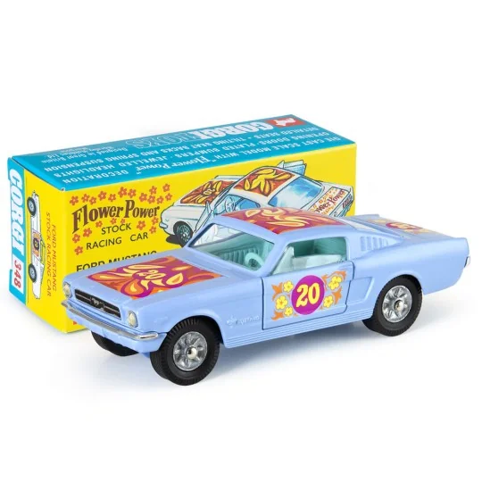 348 - Ford Mustang Fastback 2+2 'Flower Power' Stock Racing - Corgi...