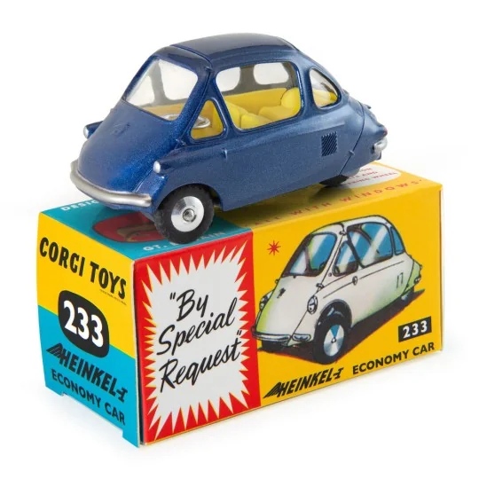 233 - Heinkel Economy Car Blue - Corgi CD54321083
