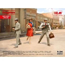 Gangsters (3 figures), 1/24 - ICM 24054