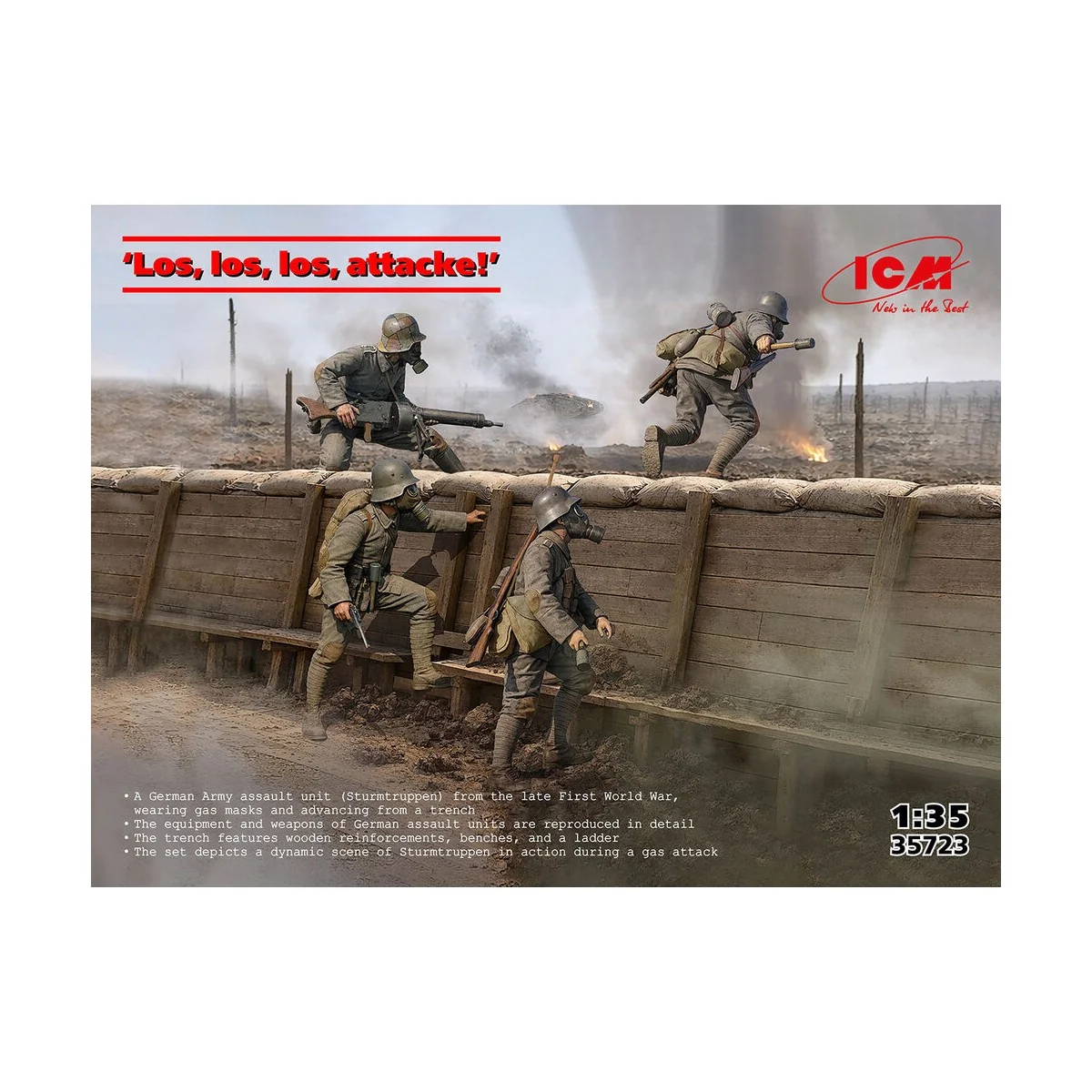Los, los, los, attacke!', 1/35 - ICM 35723 Los, los, los, attacke!', 1/35 - ICM 35723