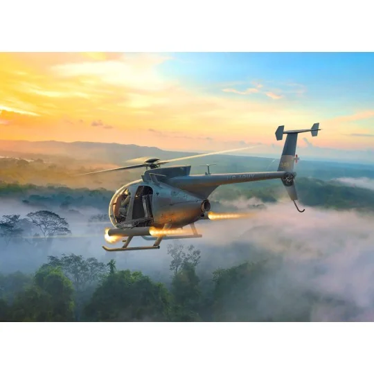 AH-6J Little Bird, US Special Forces Attack Helicopter, 1/48 - ICM ...