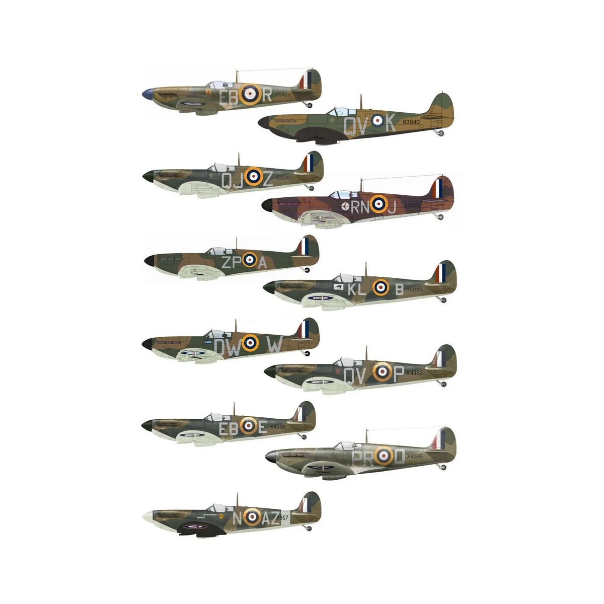 BATTLE of BRITAIN SPITFIRE Mk.I, 1/48 - Eduard Plastic Kits 11197