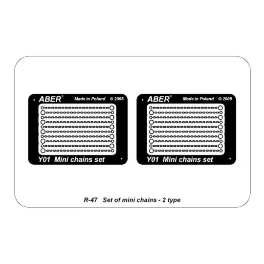 Set of mini chains 2 type - Aber Models R-47