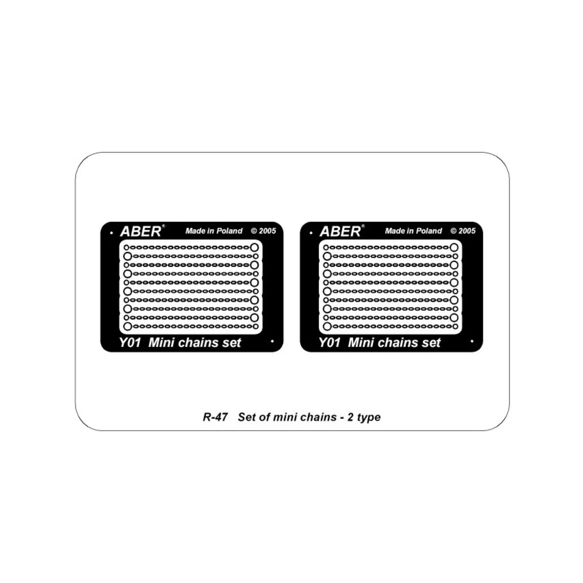 Set of mini chains 2 type - Aber Models R-47