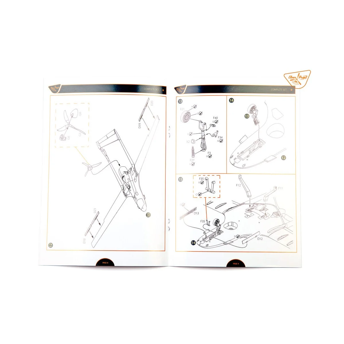 TB.2 UAV UKRAINIAN NAVY, 1/35 - Clear Prop Models CP3503 TB.2 UAV UKRAINIAN NAVY, 1/35 - Clear Prop Models CP3503