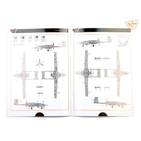 TB.2 UAV UKRAINIAN NAVY, 1/35 - Clear Prop Models CP3503 TB.2 UAV UKRAINIAN NAVY, 1/35 - Clear Prop Models CP3503