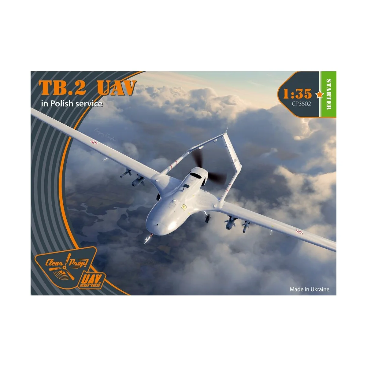 TB.2 UAV in Polish service, 1/35 - Clear Prop Models CP3502
