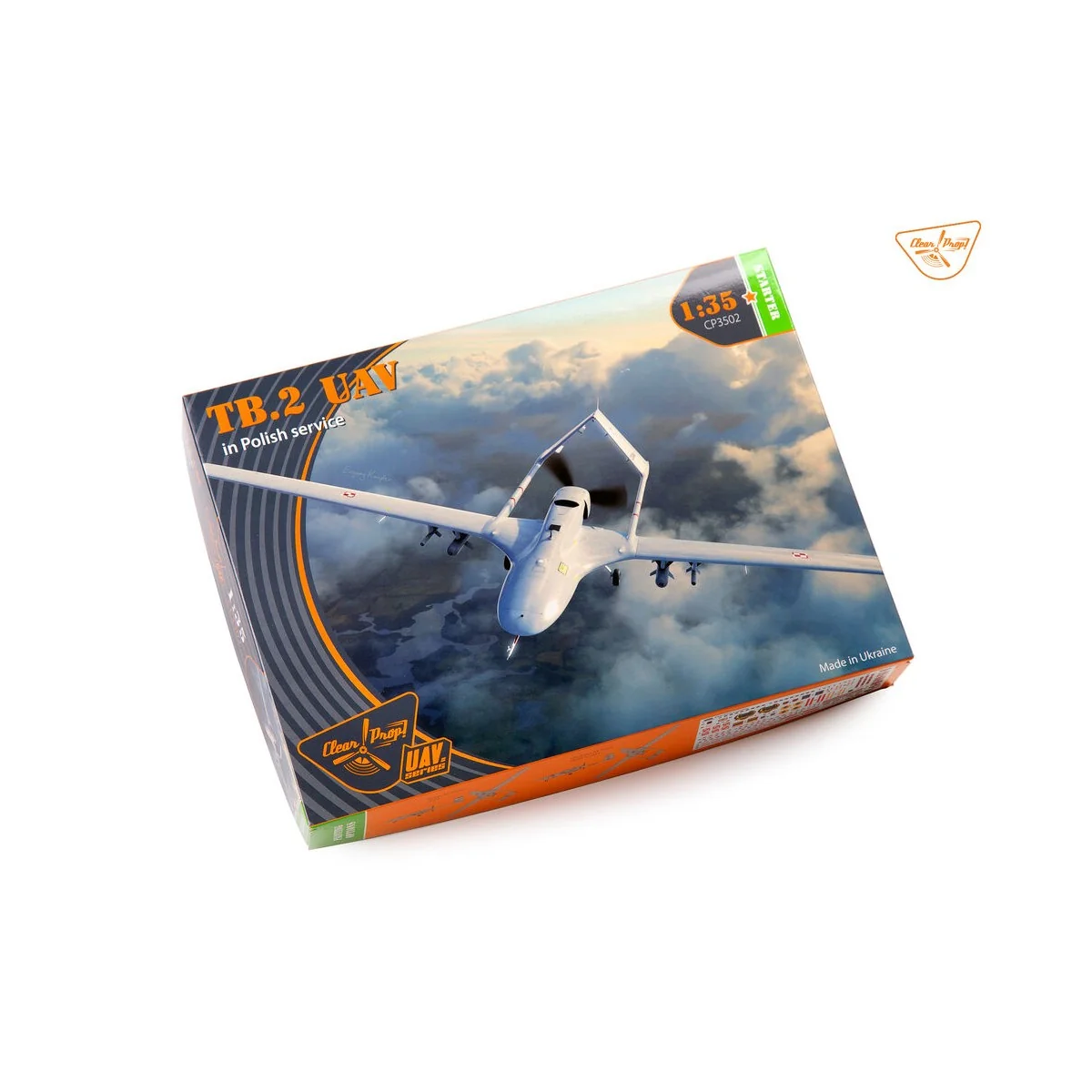 TB.2 UAV in Polish service, 1/35 - Clear Prop Models CP3502
