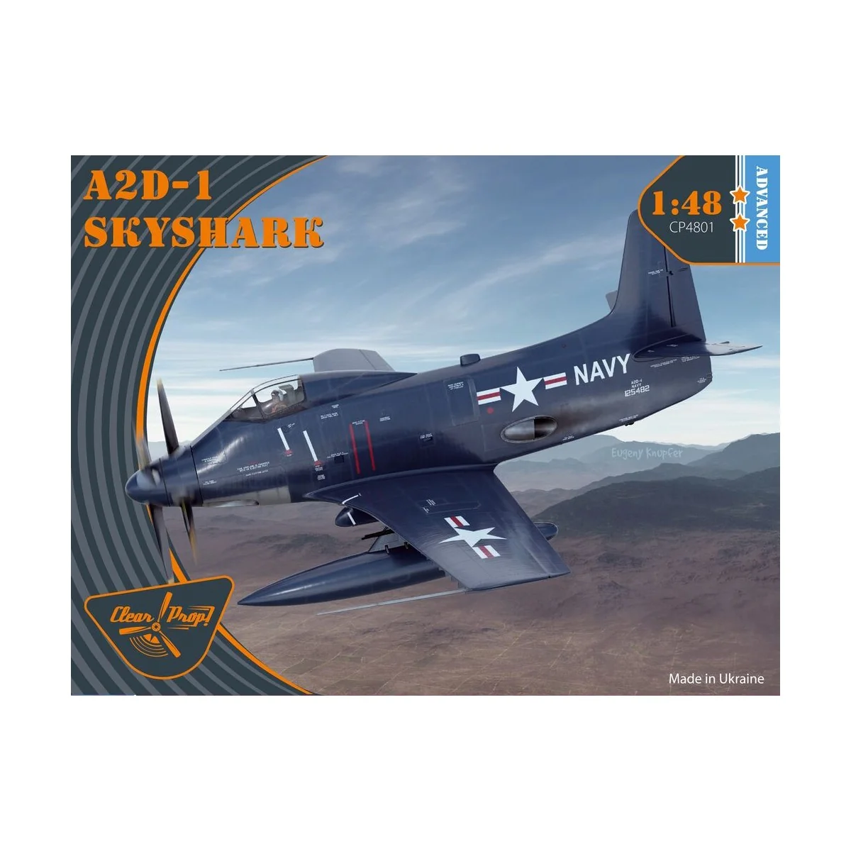 A2D-1 Skyshark, 1/48 - Clear Prop Models CP4801 A2D-1 Skyshark, 1/48 - Clear Prop Models CP4801