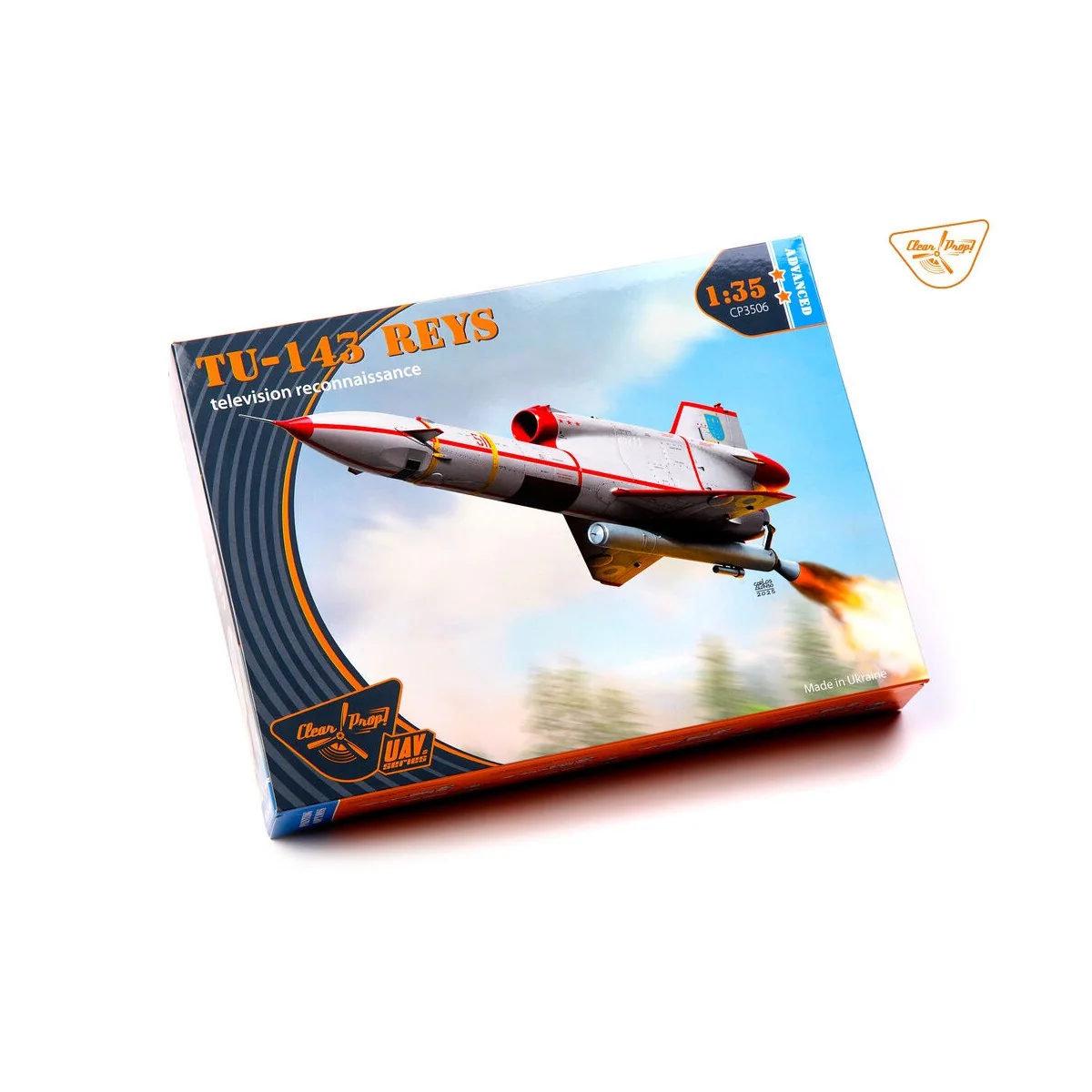 Tu-143 Reys television reconnaissance, 1/35 - Clear Prop Models CP3506 Tu-143 Reys television reconnaissance, 1/35 - Clear Prop Models CP3506