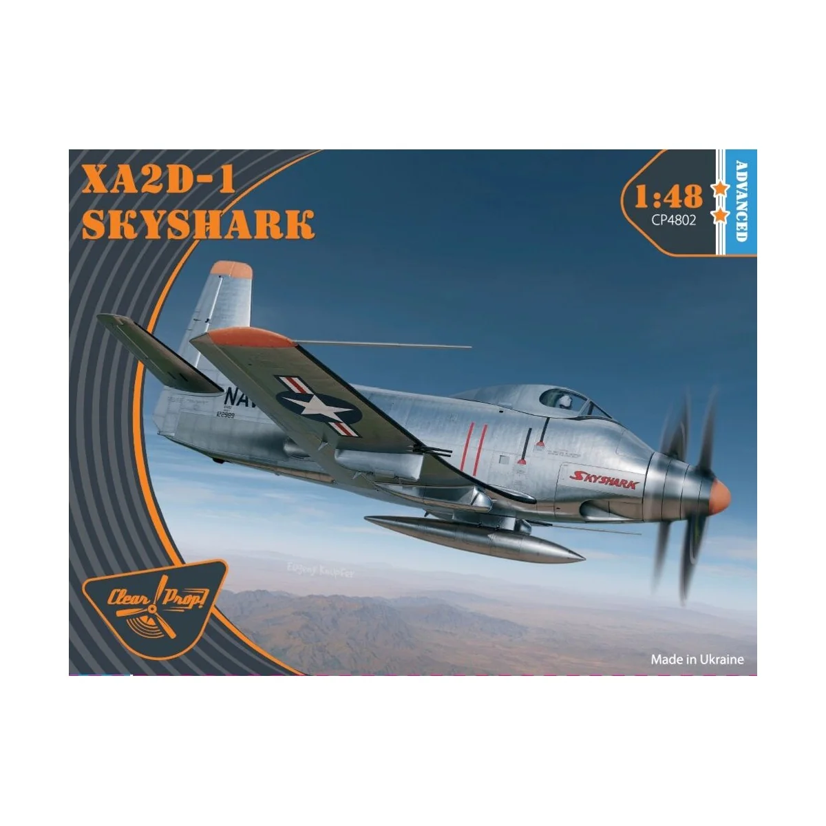 XA2D-1 Skyshark, 1/48 - Clear Prop Models CP4802