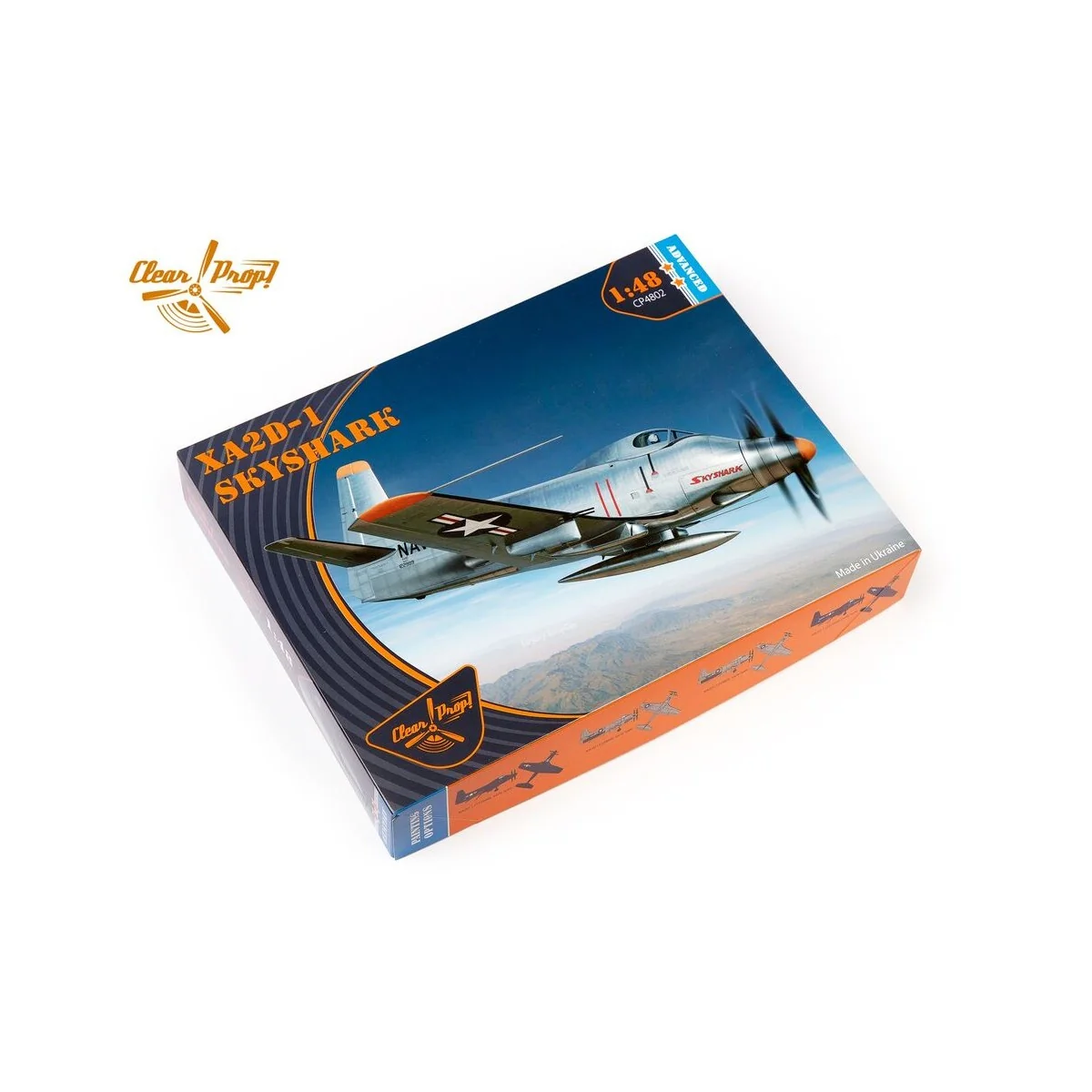 XA2D-1 Skyshark, 1/48 - Clear Prop Models CP4802