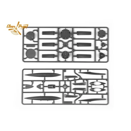 XA2D-1 Skyshark, 1/48 - Clear Prop Models CP4802