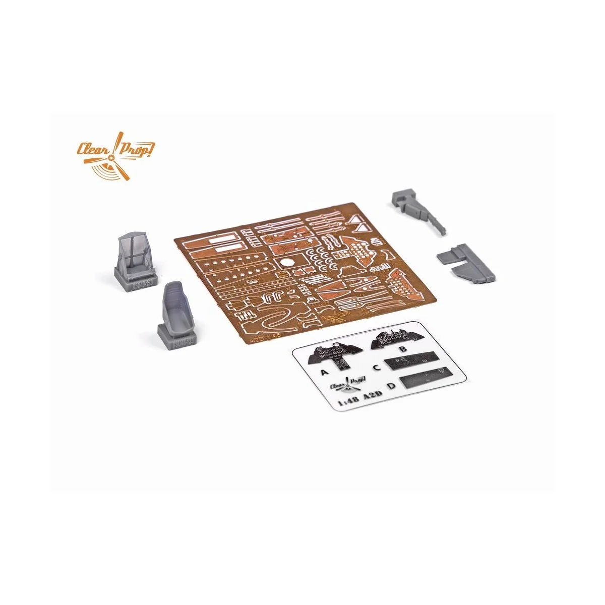 XA2D-1 Skyshark, 1/48 - Clear Prop Models CP4802