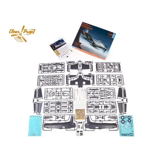 XA2D-1 Skyshark, 1/48 - Clear Prop Models CP4802