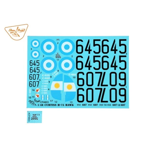 H-75O Hawk, 1/48 - Clear Prop Models CP4803 H-75O Hawk, 1/48 - Clear Prop Models CP4803