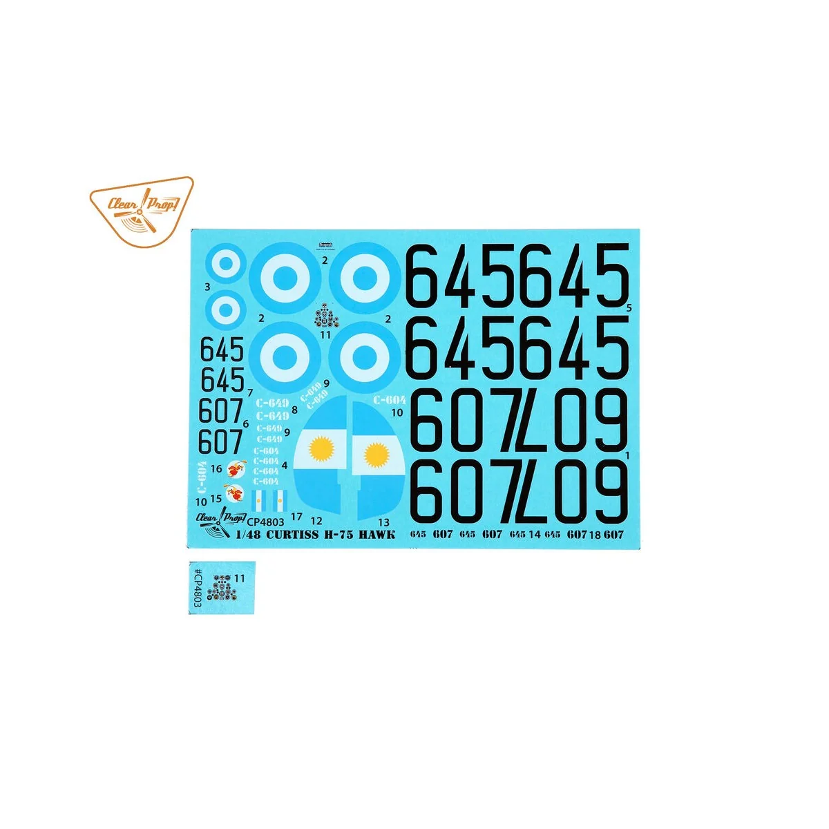 H-75O Hawk, 1/48 - Clear Prop Models CP4803 H-75O Hawk, 1/48 - Clear Prop Models CP4803