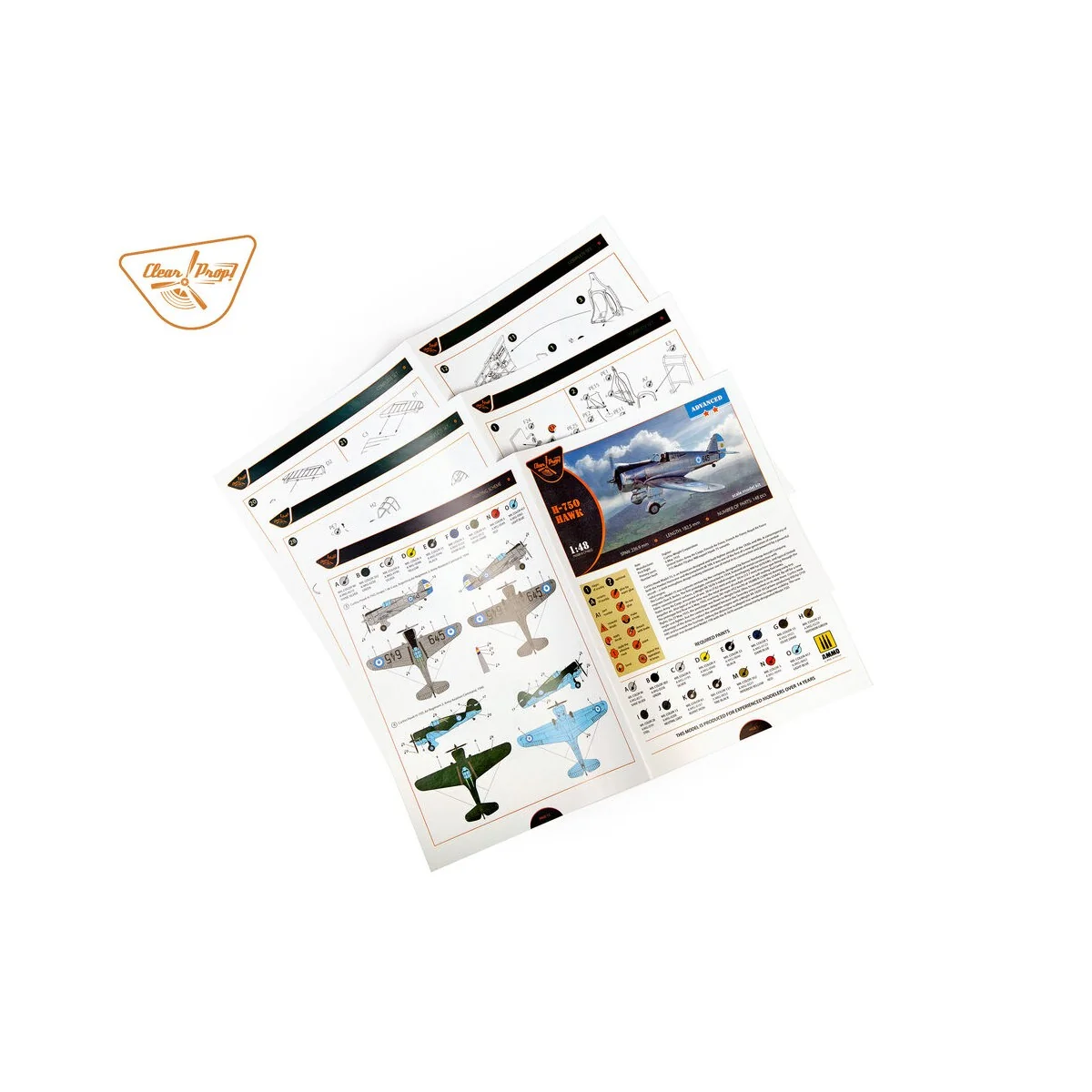 H-75O Hawk, 1/48 - Clear Prop Models CP4803 H-75O Hawk, 1/48 - Clear Prop Models CP4803