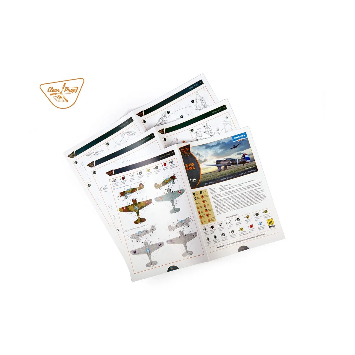 H-75N Hawk, 1/48 - Clear Prop Models CP4804