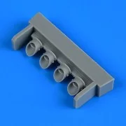 P-38F/G Lightning exhaust for Tamiya, 1/48 - Quickboost QB48 927 P-38F/G Lightning exhaust for Tamiya, 1/48 - Quickboost QB48 927