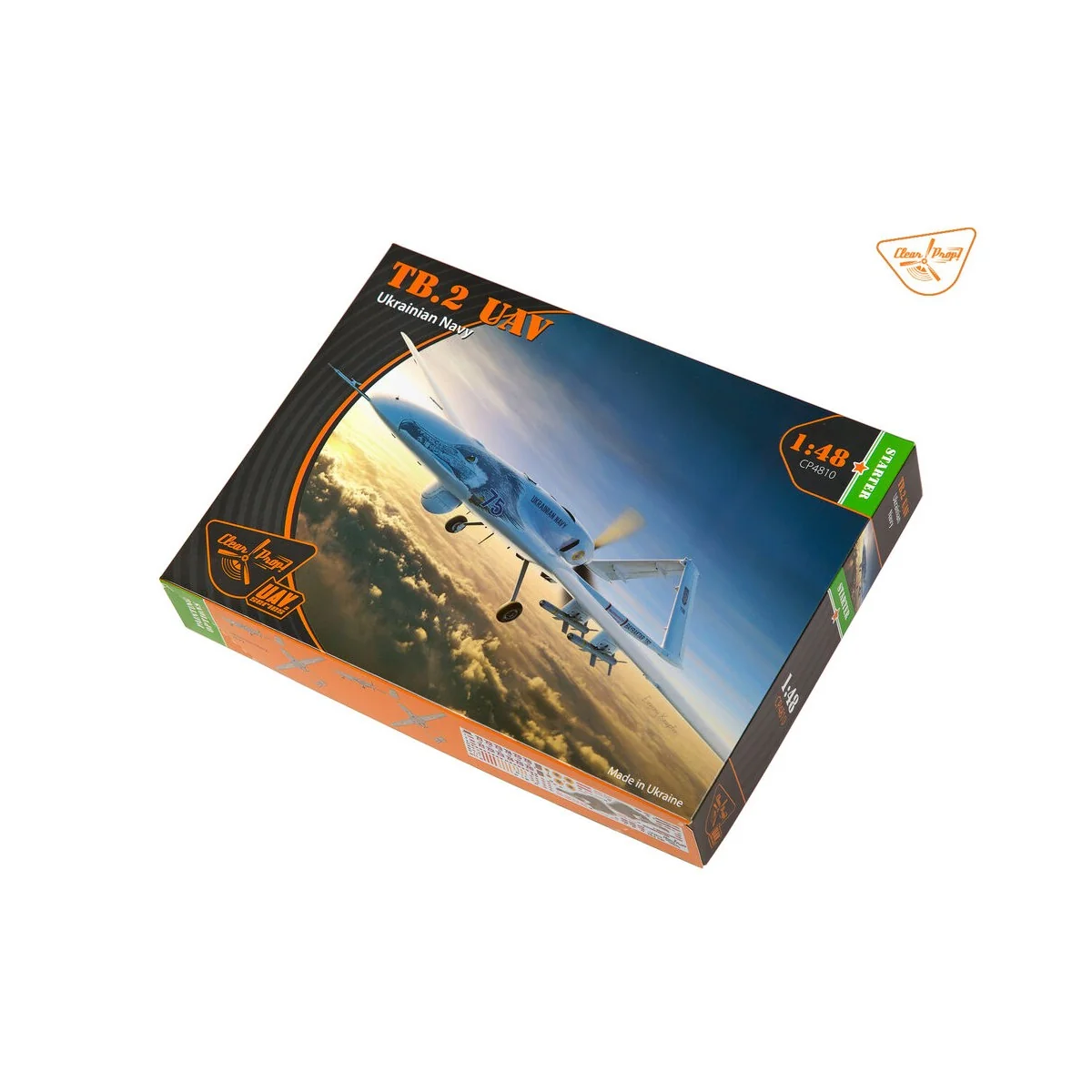 TB.2 UAV UKRAINIAN NAVY, 1/48 - Clear Prop Models CP4810