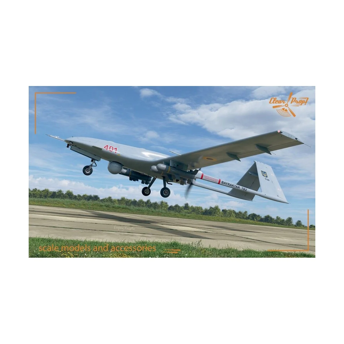 TB.2 UAV, 1/48 - Clear Prop Models CP4809