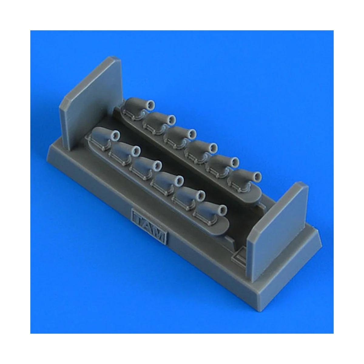 P-51D Mustang exhaust for Tamiya - Quickboost QB48 929