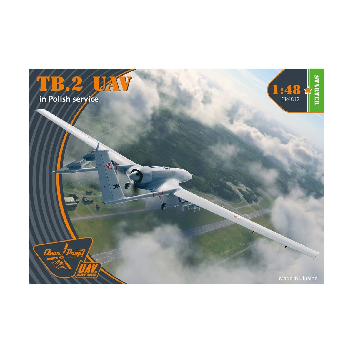 TB.2 UAV in Polish service, 1/48 - Clear Prop Models CP4812