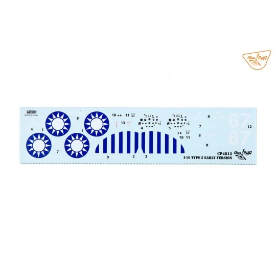 I-16 type 5 (in the sky of China), 1/48 - Clear Prop Models CP4813 I-16 type 5 (in the sky of China), 1/48 - Clear Prop Models CP4813