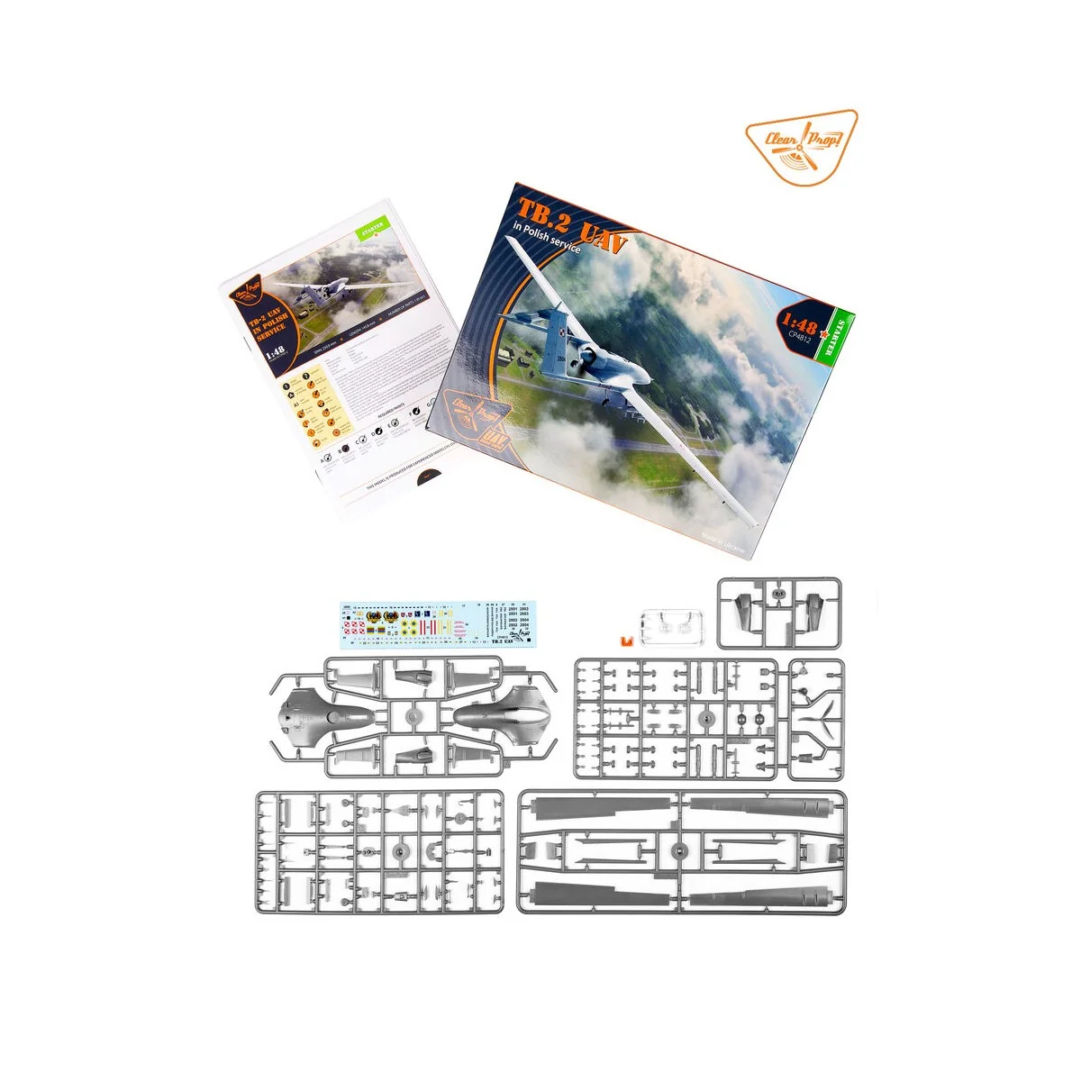 TB.2 UAV in Polish service, 1/48 - Clear Prop Models CP4812