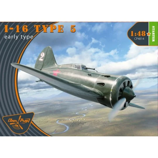 I-16 type 5 (early version), 1/48 - Clear Prop Models CP4814 I-16 type 5 (early version), 1/48 - Clear Prop Models CP4814