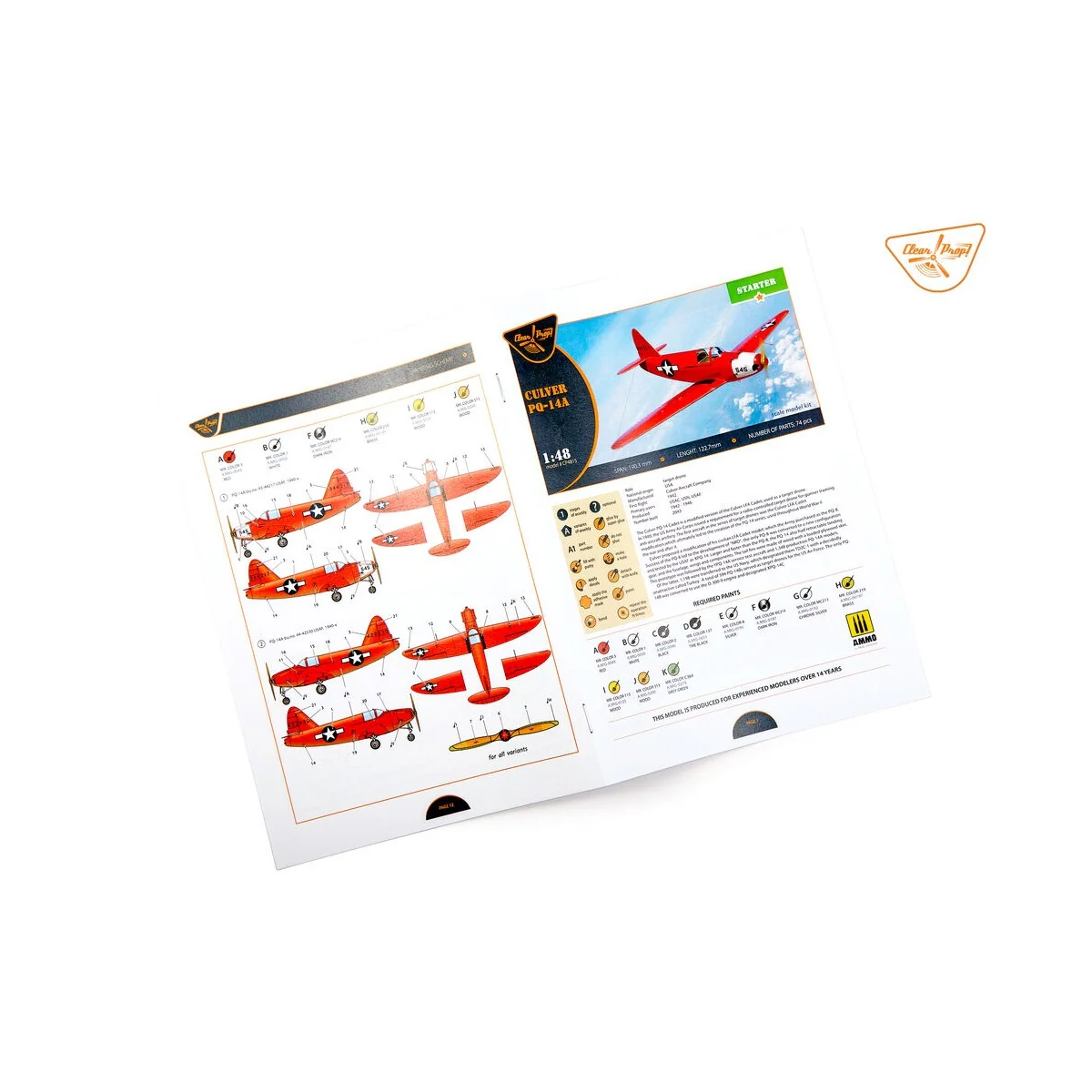 Culver PQ-14A, 1/48 - Clear Prop Models CP4815