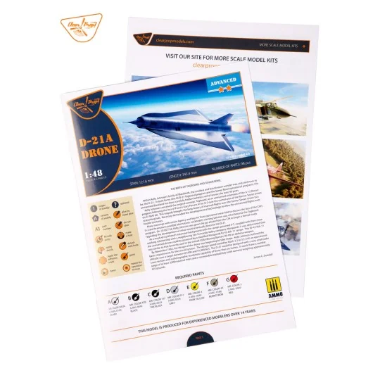 D-21A Drone, 1/48 - Clear Prop Models CP4819