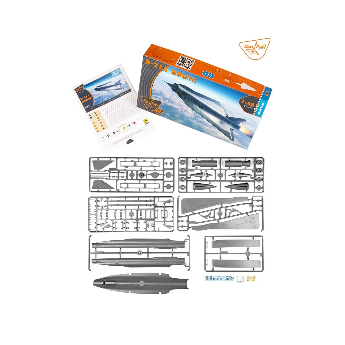 D-21A Drone, 1/48 - Clear Prop Models CP4819