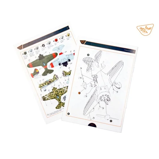 I-16 type 5 (in the sky of Spain early version), 1/48 - Clear Prop ...